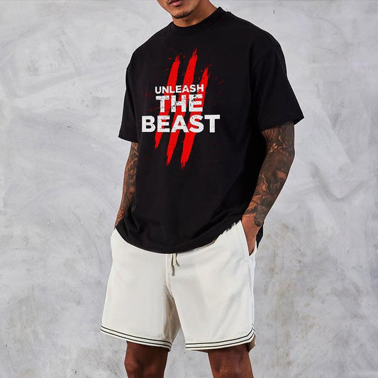 Tricou Unisex Oversize Unleash The Beast