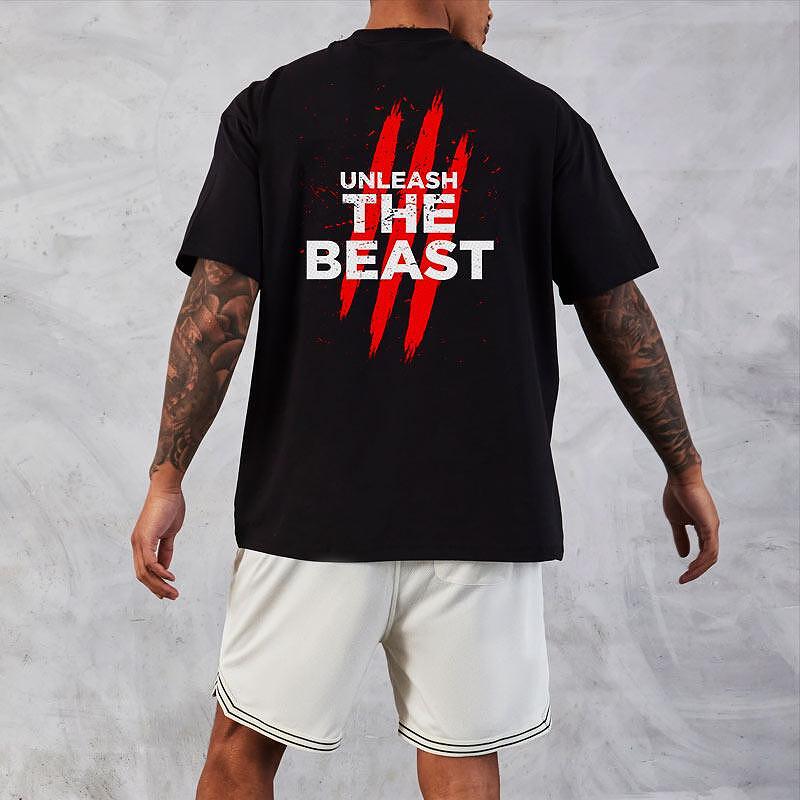 Tricou Unisex Oversize Unleash The Beast