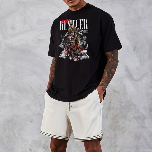 Tricou Unisex Oversize Born Hustler