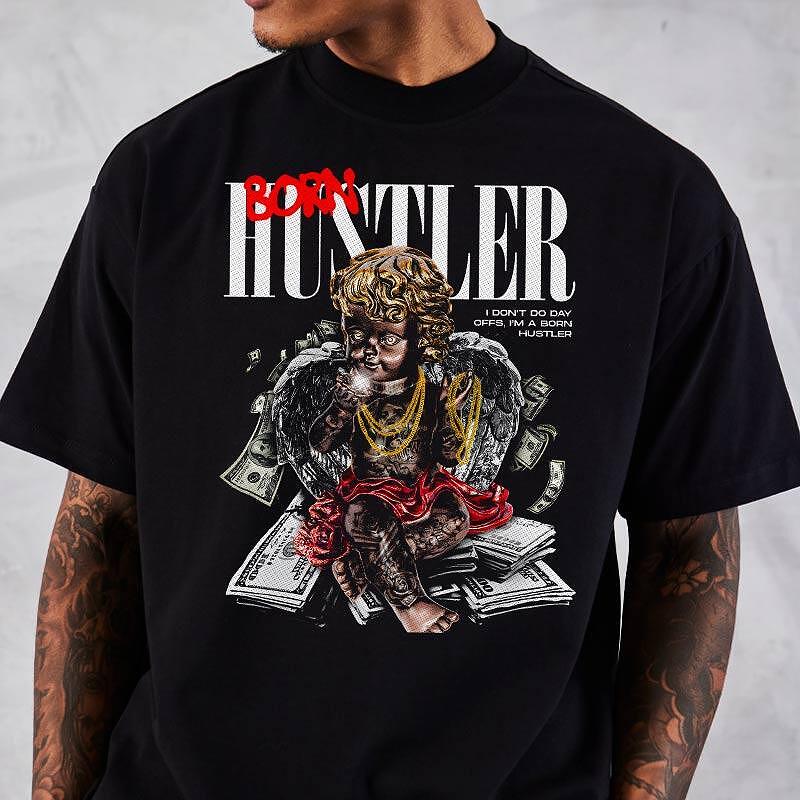Tricou Unisex Oversize Born Hustler