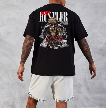 Tricou Unisex Oversize Born Hustler