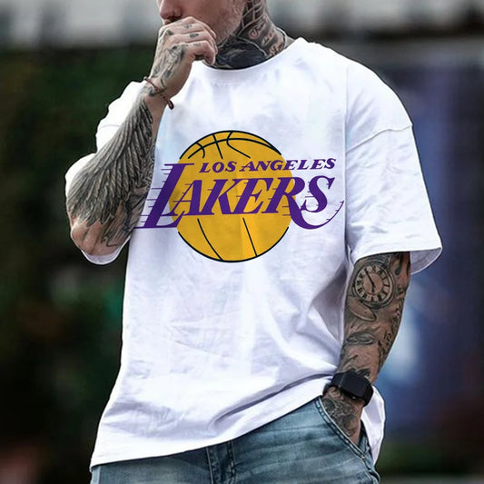 Tricou Unisex Oversize Lakers wh