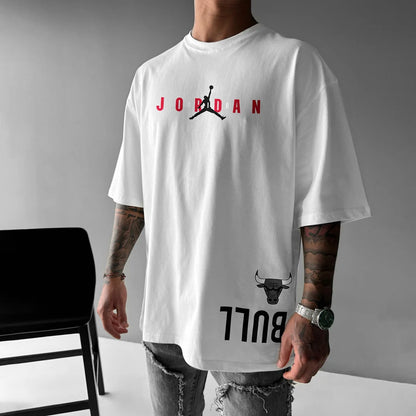 Tricou Unisex Oversize Bulls bl\wh2