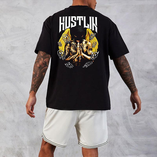 Tricou Unisex Oversize Hustlin