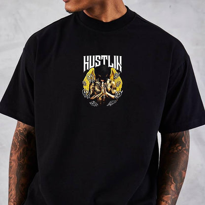 Tricou Unisex Oversize Hustlin