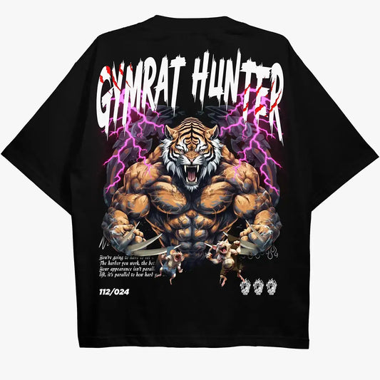 Tricou Unisex Oversize Gym Rat Hunter