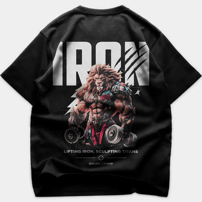Tricou Unisex Oversize Iron Lion