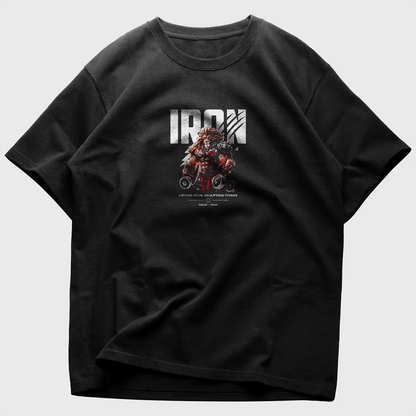 Tricou Unisex Oversize Iron Lion