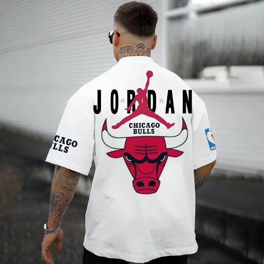 Tricou Unisex Oversize Bulls wh