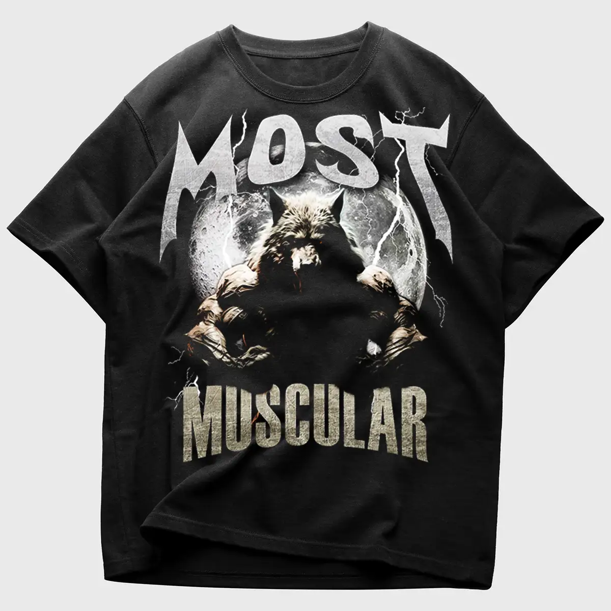 Tricou Unisex Oversize Most Muscular