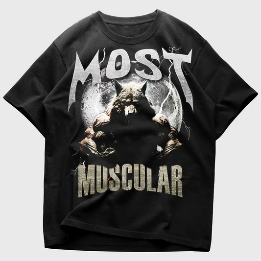 Tricou Unisex Oversize Most Muscular