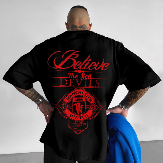 Tricou Unisex Oversize Red Devils