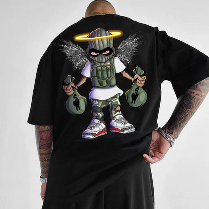 Tricou Unisex Oversize Gangsta Cash