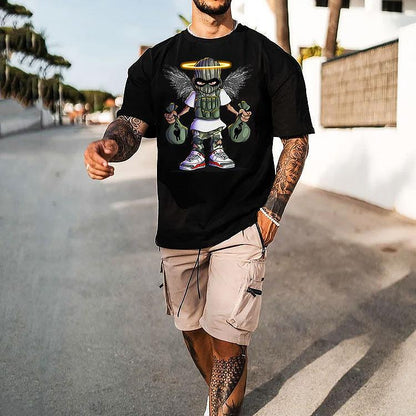 Tricou Unisex Oversize Gangsta Cash