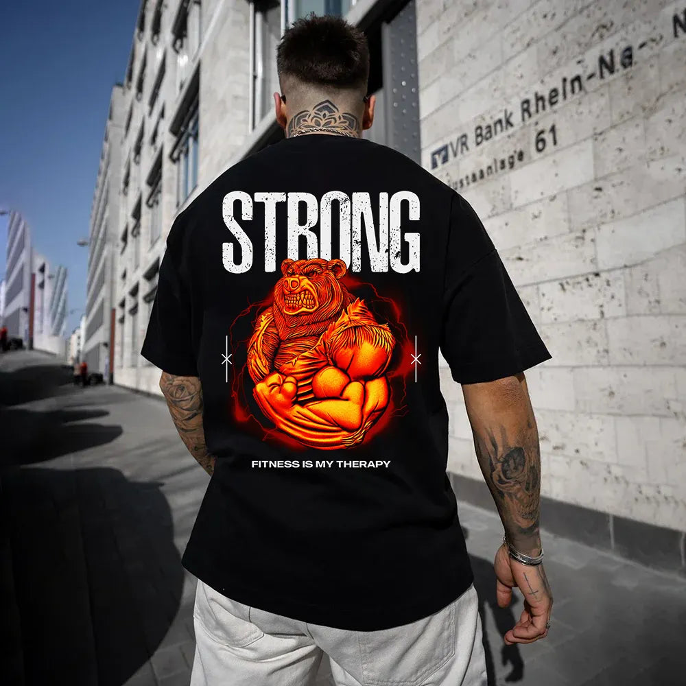 Tricou Unisex Oversized Strong Bear