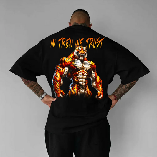 Tricou Unisex Oversized In Tren We Trust