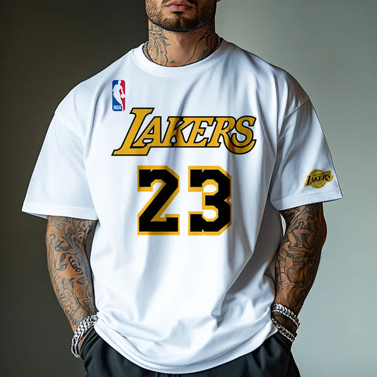 Tricou Unisex Oversized Lakers23 wh
