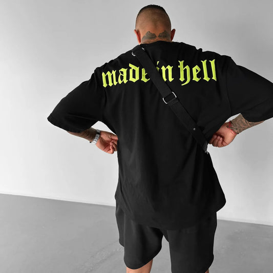 Tricou Unisex Oversized Made in Hell