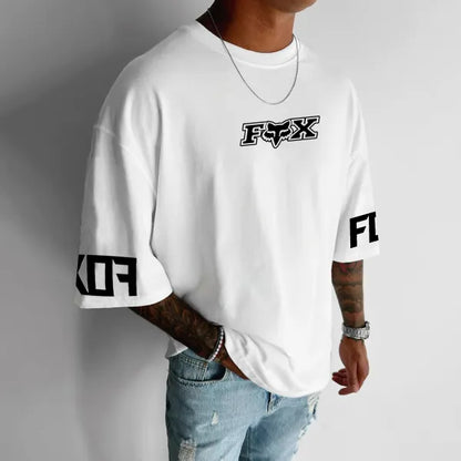 Tricou Unisex Oversized FoxRacing wh