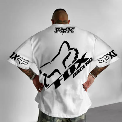 Tricou Unisex Oversized FoxRacing wh