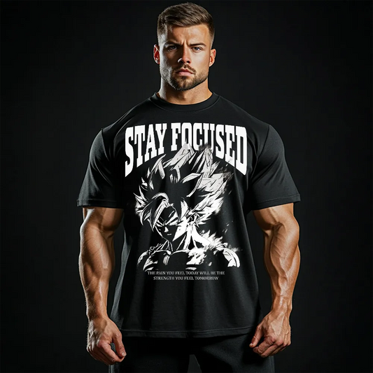 Tricou Unisex Oversized Stay Focused