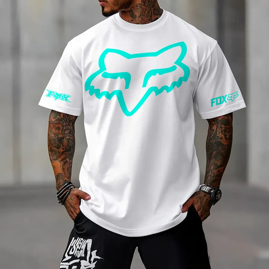 Tricou Unisex Oversized CyanFoxxx wh