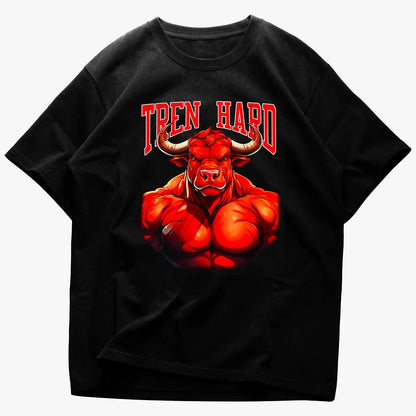 Tricou Unisex Oversized Tren Hard Bull