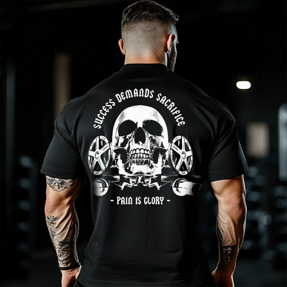 Tricou Unisex Oversized Sam Skull