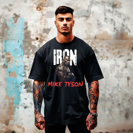 Tricou Unisex Oversized Iron Mike Tyson
