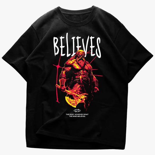 Tricou Unisex Oversized Believes