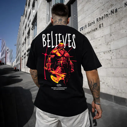 Tricou Unisex Oversized Believes