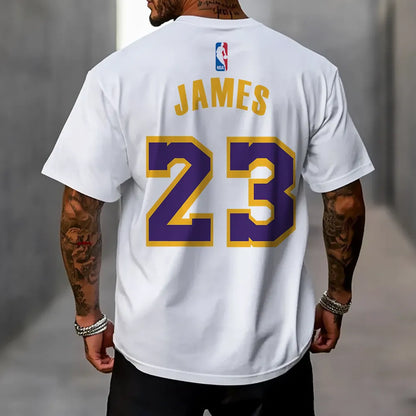Tricou Unisex Oversized James23 wh