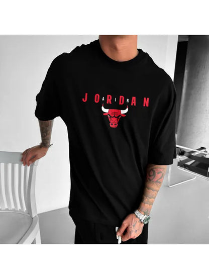 Tricou Unisex Oversized BullsJordan