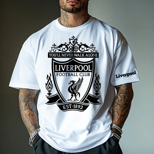 Tricou Unisex Oversized LiverpoolBl wh