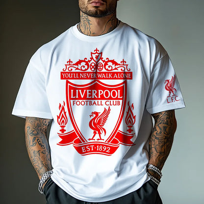 Tricou Unisex Oversized LiverpoolR wh