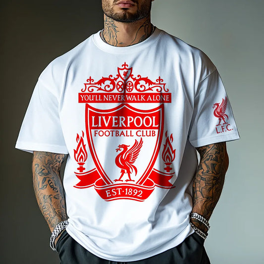 Tricou Unisex Oversized LiverpoolR wh