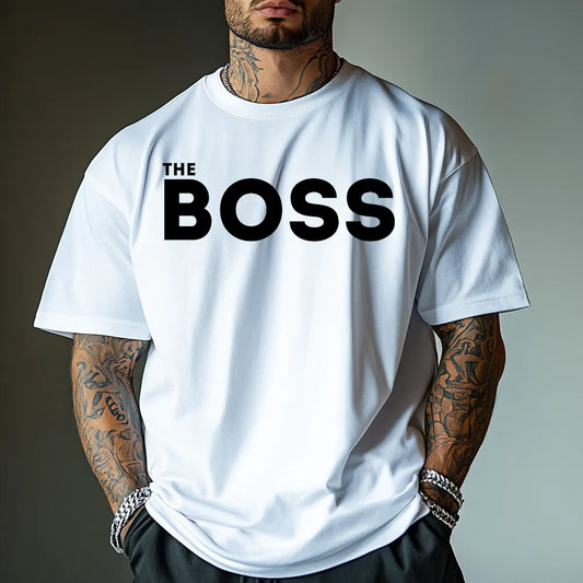 Tricou Unisex Oversized The Boss wh