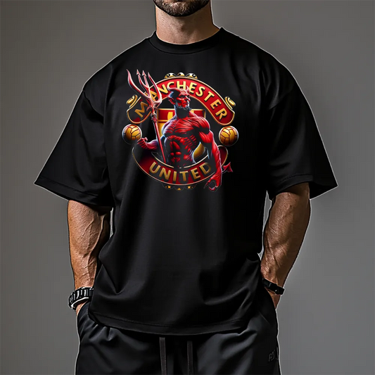 Tricou Unisex Oversized Man United Devil
