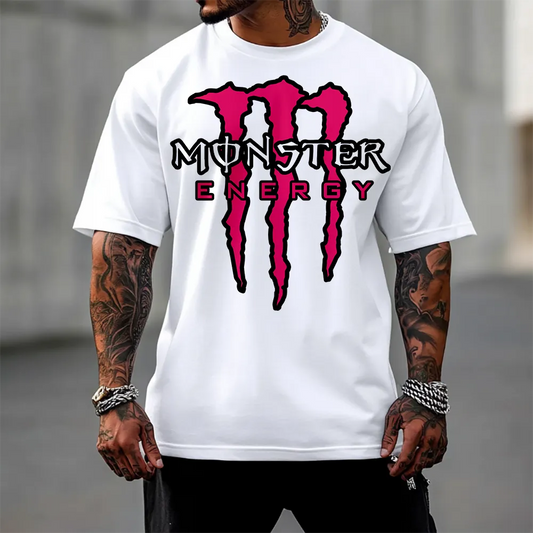 Tricou Unisex Oversized MonsterP wh