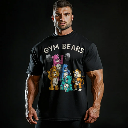 Tricou Unisex Oversized Gym Bears