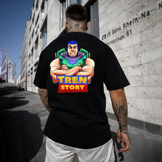 Tricou Unisex Oversized Tren Story