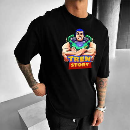 Tricou Unisex Oversized Tren Story