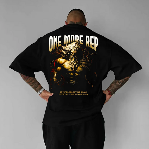 Tricou Unisex Oversized One More Rep