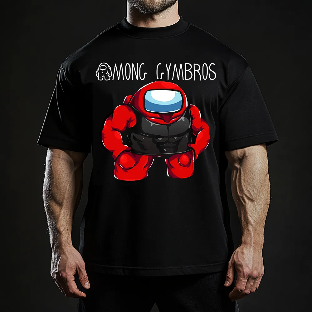 Tricou Unisex Oversized Among Gymbros