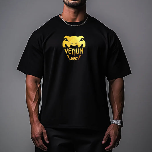Tricou Unisex Oversized Venu Gold UFC