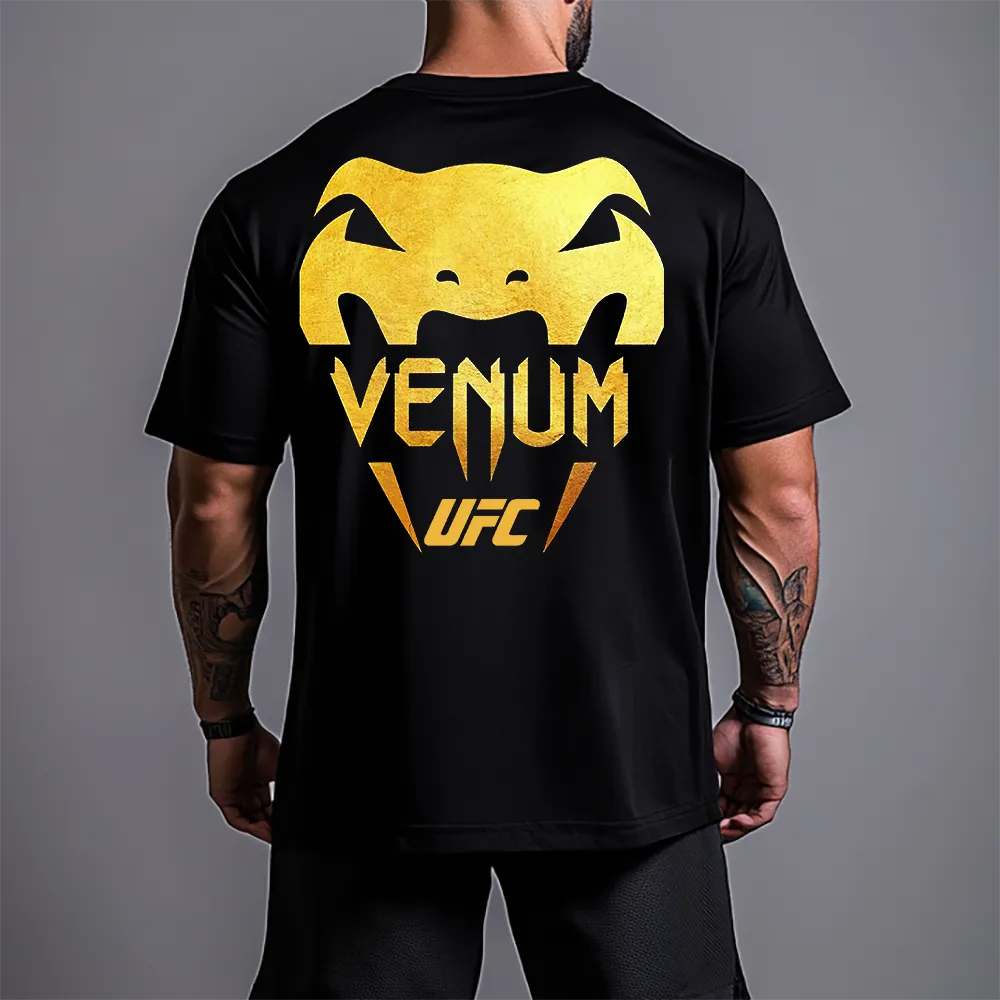 Tricou Unisex Oversized Venu Gold UFC