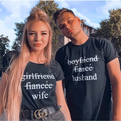 Tricouri pentru cupluri Husband Wife