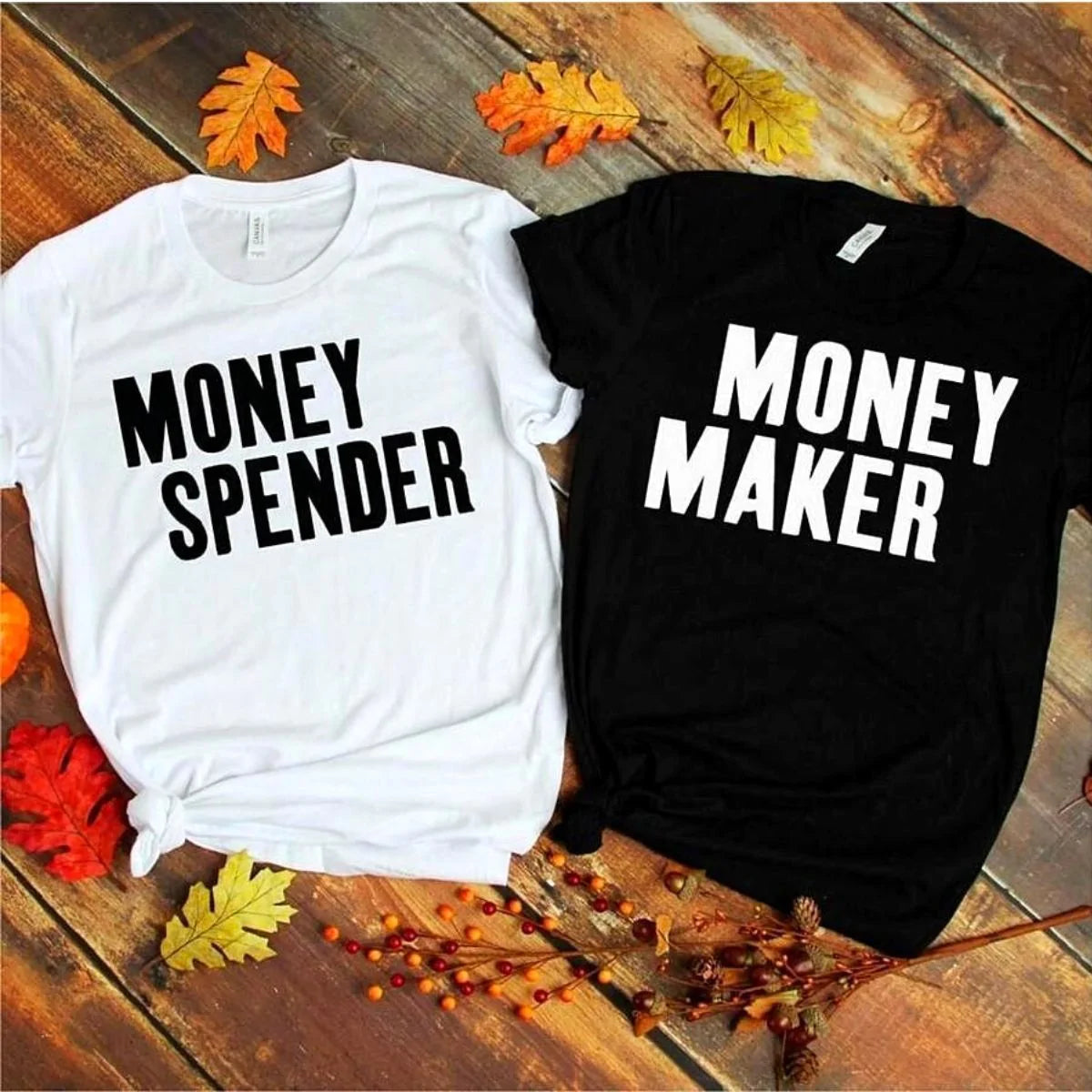 Tricouri pentru cupluri Money Maker