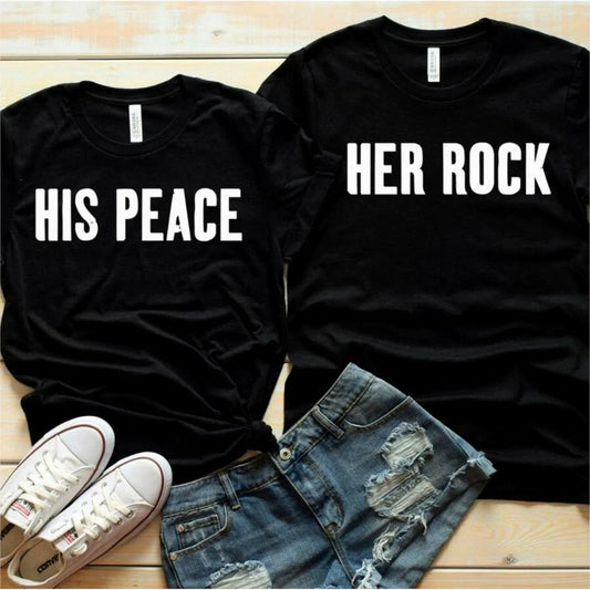 Tricouri pentru cupluri Rock Peace