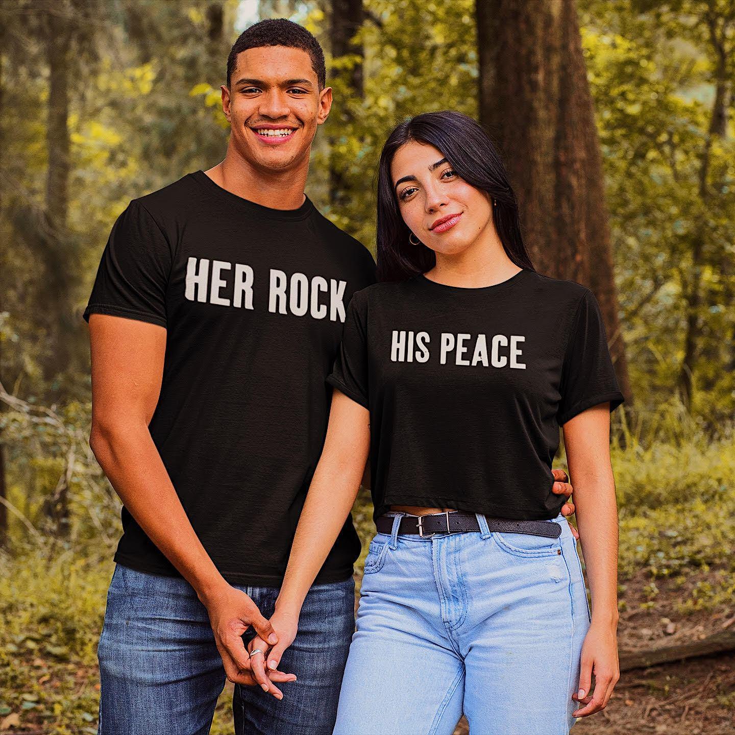 Tricouri pentru cupluri Rock Peace
